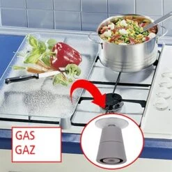 Set De 2 Couvre-plaques Transparentes 6 Set De 2 Couvre-plaques Transparentes -Cuisine Fournitures Boutique 62014 2 1 Set de 2 couvre plaques transparentes Wenko by Maximex