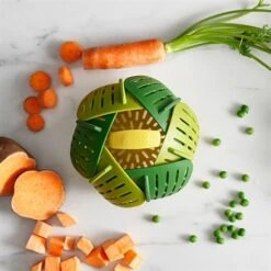 Joseph Joseph Panier Vapeur Pliable - Vert -Cuisine Fournitures Boutique 650119 2 1 Panier vapeur pliable Vert Joseph Joseph