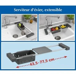 Serviteur D'évier Multifonction Cami -Cuisine Fournitures Boutique 653453 4 3 Serviteur d evier multifonction Cami Wenko by Maximex