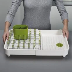 Joseph Joseph Egouttoir Extensible Avec Bonde -Cuisine Fournitures Boutique 654022 2 1 Egouttoir extensible avec bonde Joseph Joseph