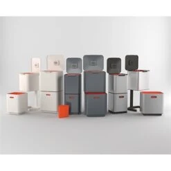 Joseph Joseph Poubelle Totem Pierre 40 L - 2 Compartiments 20 L -Cuisine Fournitures Boutique 658000 2 2 Poubelle Totem Pierre 40 L 2 compartiments 20 L Joseph Joseph