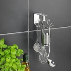 Carrousel Porte-ustensiles En Acier Inoxydable 6 Carrousel Porte-ustensiles En Acier Inoxydable -Cuisine Fournitures Boutique 673168 2 1 Carrousel porte ustensiles en acier inoxydable Wenko by Maximex