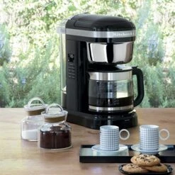 KitchenAid Machine à Café électrique Onyx 1,7 L 1100 W 5KCM1209EOB -Cuisine Fournitures Boutique 700028 3 1 Machine a cafe electrique onyx 1 7 L 1100 W 5KCM1209EOB Kitchenaid