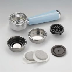 Ariete Machine à Café Expresso Vintage Celeste 0,9 L 1389 3 -Cuisine Fournitures Boutique 700056 3 1 Machine a cafe Expresso Vintage Celeste 0 9 L 1389 3 Ariete