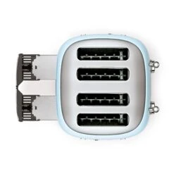 Smeg Toaster 4 Fentes 2000 W TSF03PBEU Bleu Azur -Cuisine Fournitures Boutique 700060 2 1 Toaster 4 fentes 2000 W TSF03PBEU bleu azur Smeg