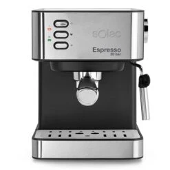 Machine à Expresso Automatique 2 En 1 Inox 20 Bar 850 W