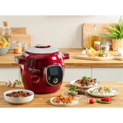 Moulinex Multicuiseur électrique Intelligent Cookéo 6 L 1600 W Rouge -Cuisine Fournitures Boutique 711015 2 1 Multicuiseur electrique intelligent Cookeo 6 L 1600 W rouge Moulinex