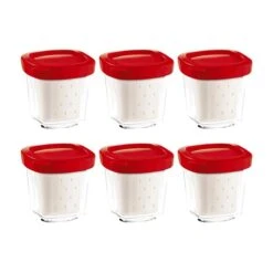 Set De 6 Pot Yaourt Multi Délices