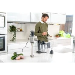 Taurus Mixeur Plongeant Acier Inoxydable 1200 W 1L -Cuisine Fournitures Boutique 760350 2 2 Mixeur plongeant acier inoxydable 1200 W 1L Taurus