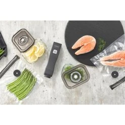 Caso Pompe De Mise Sous Vide électrique Vacu One Touch Eco-Set Avec Accessoires -Cuisine Fournitures Boutique 760363 3 1 Pompe de mise sous vide electrique Vacu One Touch Eco Set avec accessoires Caso