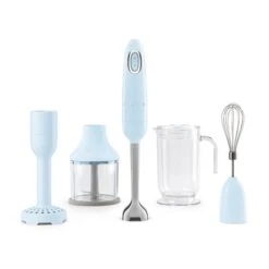 Smeg Mixeur Plongeant Avec Accessoires 700 W HBF22PBEU Bleu Azur