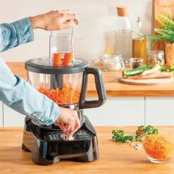 Moulinex Robot Double Force 1000 W FP821811 Noir -Cuisine Fournitures Boutique 761058 2 2 Robot double force 1000 W FP821811 noir Moulinex