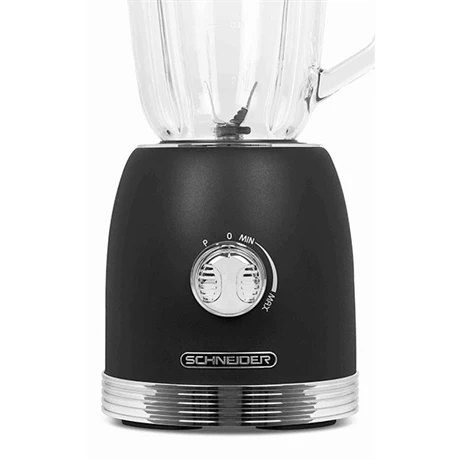 Schneider® Blender Vintage 800 W 1,5 L SCBL15B Noir 5 Schneider® Blender Vintage 800 W 1,5 L SCBL15B Noir – Image 5