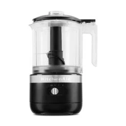 KitchenAid Hachoir électrique Sans Fil 2 Vitesses 1,18 L Noir Réglisse 5KFCB519EBM -Cuisine Fournitures Boutique 761097 4 1 Hachoir electrique sans fil 2 vitesses 1 18 L noir reglisse 5KFCB519EBM Kitchenaid