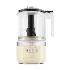 KitchenAid Hachoir électrique 2 Vitesses Sans Fil 1,18 L Crème 5KFCB519EAC -Cuisine Fournitures Boutique 761098 3 1 Hachoir electrique 2 vitesses sans fil 1 18 L creme 5KFCB519EAC Kitchenaid
