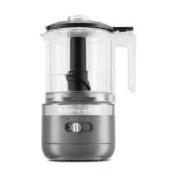 KitchenAid Hachoir électrique Sans Fil 2 Vitesses 1,18 L Gris Mat 5KFCB519EDG -Cuisine Fournitures Boutique 761099 4 1 Hachoir electrique sans fil 2 vitesses 1 18 L gris mat 5KFCB519EDG Kitchenaid
