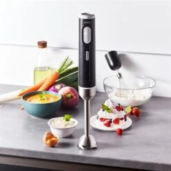 Mixeur électrique Plongeant Sans Fil Rechargeable 2 Vitesses 200 W -Cuisine Fournitures Boutique 761116 3 1 Mixeur electrique plongeant sans fil rechargeable 2 vitesses 200 W Simeo