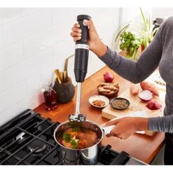 KitchenAid Mixeur Plongeant Sans Fil Noir 5KHBBV53EBM 8 KitchenAid Mixeur Plongeant Sans Fil Noir 5KHBBV53EBM -Cuisine Fournitures Boutique 761121 3 1 Mixeur plongeant sans fil noir 5KHBBV53EBM Kitchenaid