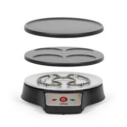 LIVOO Crêpière 2 En 1 - Crêpes Et Pancakes 1000 W DOC143 -Cuisine Fournitures Boutique 780059 4 3 Crepiere 2 en 1 Crepes et Pancakes 1000 W DOC143 Livoo