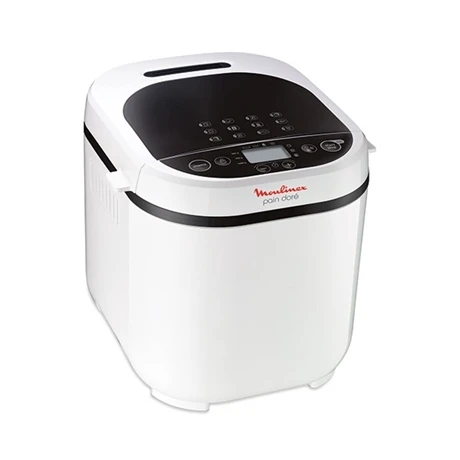 Moulinex Machine à Pain Blanche 720 W 12 Programmes Coloris Blanc OW210130 2 Moulinex Machine à Pain Blanche 720 W 12 Programmes Coloris Blanc OW210130 – Image 2