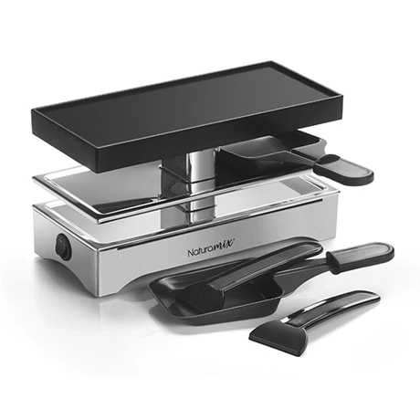 Appareil à Raclette électrique 2 Poêlons 440 W 2 Appareil à Raclette électrique 2 Poêlons 440 W – Image 2