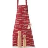 Tablier Rouge Sel & Poivre 85 Cm