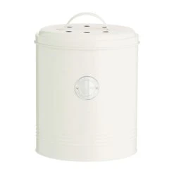 Typhoon Seau à Compost 2,5 L Blanc Cassé