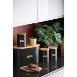 Typhoon Boîte à Thé 1 L Noire -Cuisine Fournitures Boutique 880048 2 2 Boite a the 1 L noire Typhoon