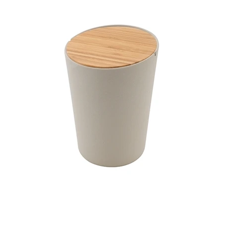 Poubelle En Fibre De Bambou Coloris Naturel 1 Poubelle En Fibre De Bambou Coloris Naturel